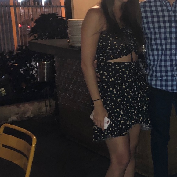 Planet Blue Cutout Dress - Picture 2 of 5